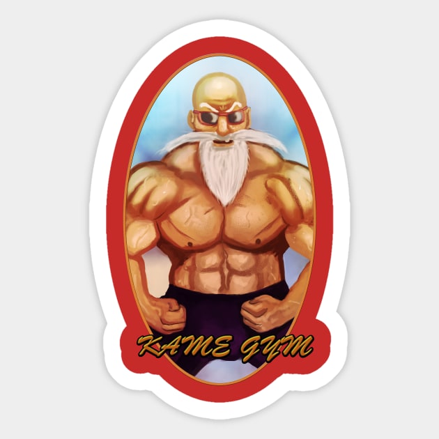 Kame Gym Sticker by Genesisvandrake